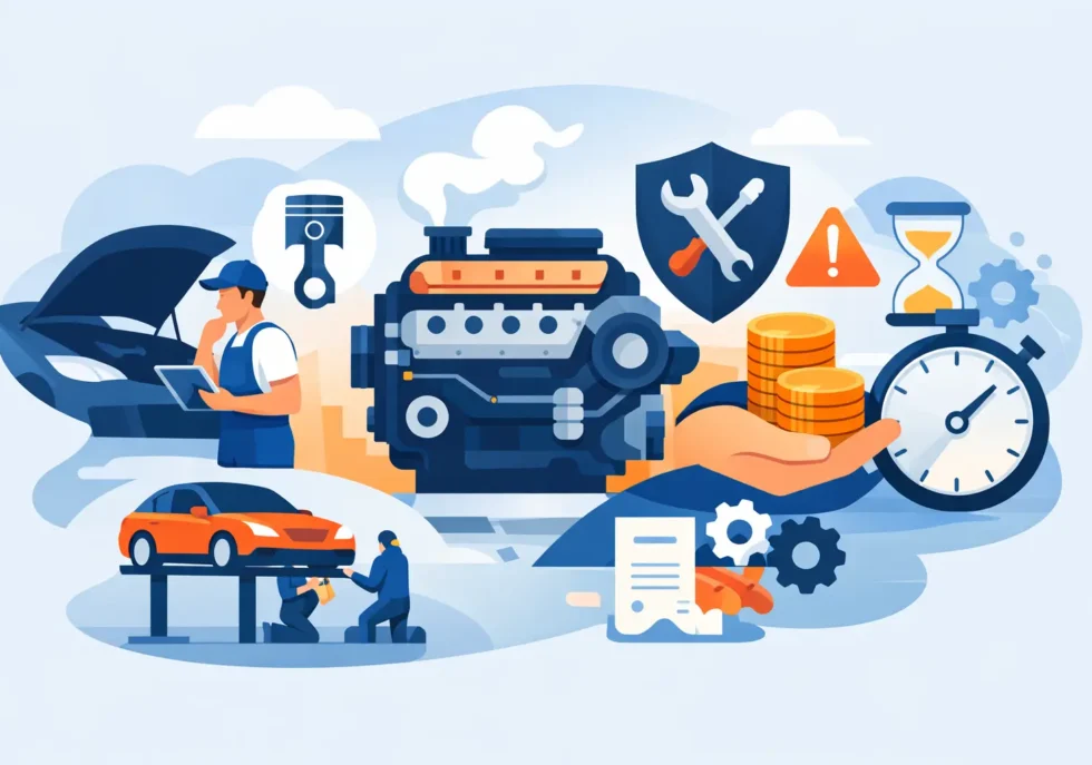 Car Engine Repair: Signs, Cost, and Timing