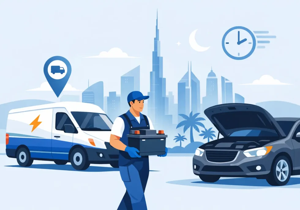Car Battery Delivery Dubai - Fast, 24/7 Help