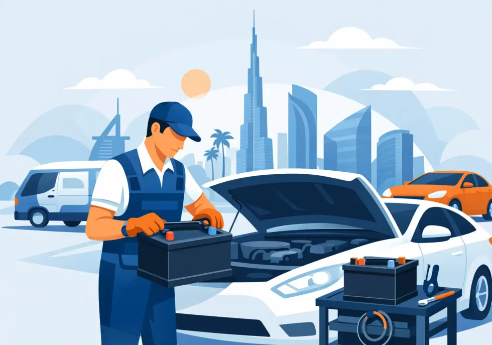 Car Battery Replacement Service in Dubai