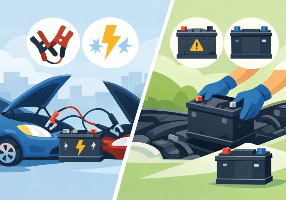 Battery Jump Start vs Replacement: Which Fix?