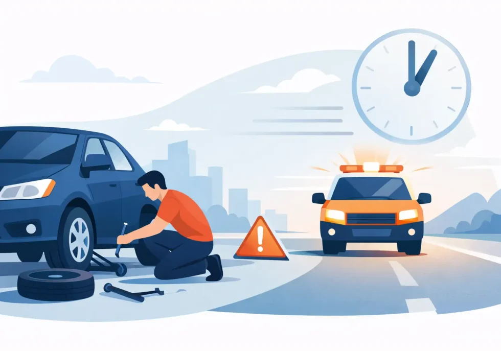 Flat Tyre Emergency Help When Every Minute Counts