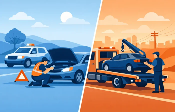 Roadside Assistance vs Towing: Which Comes First?